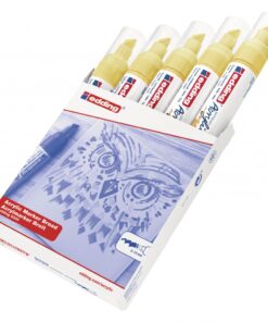 Akrilni marker E-5000 broad 5-10mm kosi vrh nežno žuta Edding