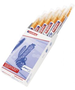 Akrilni marker E-5100 medium 2-3mm obli vrh jarko žuta Edding