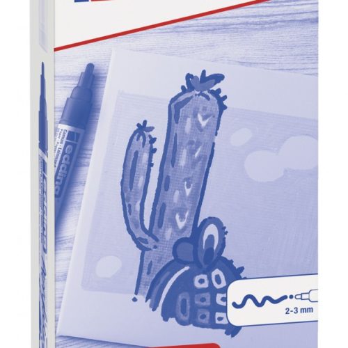 Akrilni marker E-5100 medium 2-3mm obli vrh magenta Edding