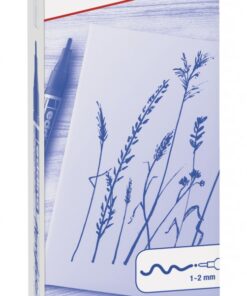 Akrilni marker E-5300 fine 1-2mm obli vrh bela Edding