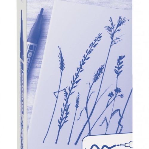 Akrilni marker E-5300 fine 1-2mm obli vrh crna Edding