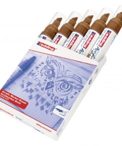 Akrilni marker E-5000 broad 5-10mm kosi vrh braon Edding