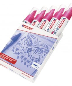 Akrilni marker E-5000 broad 5-10mm kosi vrh magenta Edding
