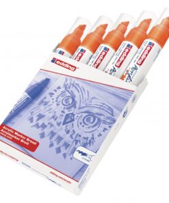 Akrilni marker E-5000 broad 5-10mm kosi vrh neon narandžasta Edding