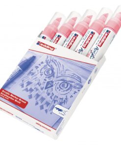 Akrilni marker E-5000 broad 5-10mm kosi vrh nežno roze Edding