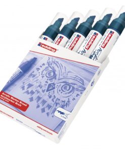 Akrilni marker E-5000 broad 5-10mm kosi vrh tamno plava Edding