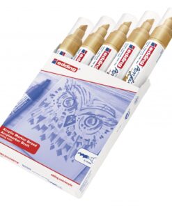 Akrilni marker E-5000 broad 5-10mm kosi vrh zlatna Edding