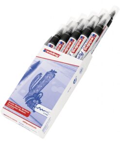 Akrilni marker E-5100 medium 2-3mm obli vrh crna Edding