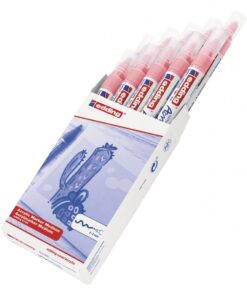 Akrilni marker E-5100 medium 2-3mm obli vrh nežno roze Edding