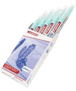 Akrilni marker E-5100 medium 2-3mm obli vrh svetlo plava Edding