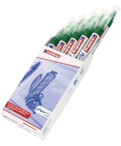 Akrilni marker E-5100 medium 2-3mm obli vrh zelena Edding