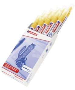 Akrilni marker E-5100 medium 2-3mm obli vrh žuta Edding