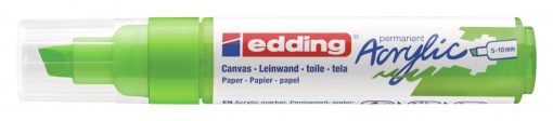 Akrilni marker E-5000 broad 5-10mm kosi vrh limun zelena Edding