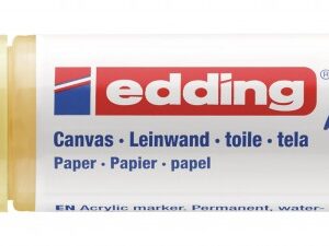 Akrilni marker E-5000 broad 5-10mm kosi vrh nežno žuta Edding