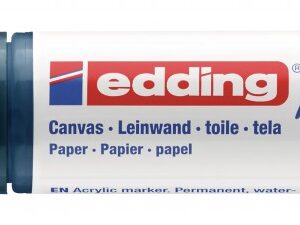 Akrilni marker E-5000 broad 5-10mm kosi vrh tamno plava Edding