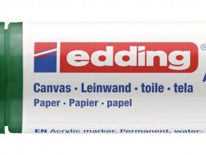 Akrilni marker E-5000 broad 5-10mm kosi vrh zelena Edding
