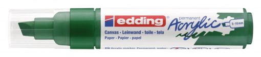 Akrilni marker E-5000 broad 5-10mm kosi vrh zelena Edding