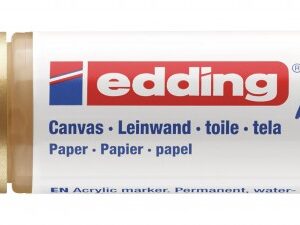 Akrilni marker E-5000 broad 5-10mm kosi vrh zlatna Edding