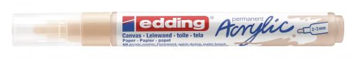 Akrilni marker E-5100 medium 2-3mm obli vrh oker Edding