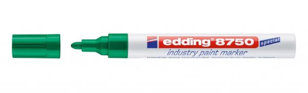 Industrijski paint marker E-8750 2-4mm zelena Edding