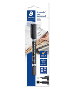 Marker sa 2 vrha Duo Crni Staedtler