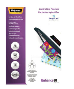 FOLIJA za plastifikaciju sjajna A5 80my 1/100 Fellowes
