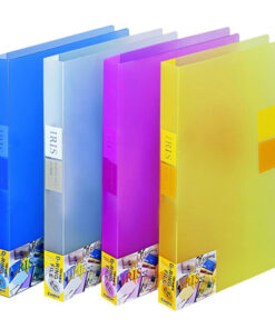 Fascikla RING BINDER sa 2 ringa 20mm TRANSPARENT PLAVA, Comix