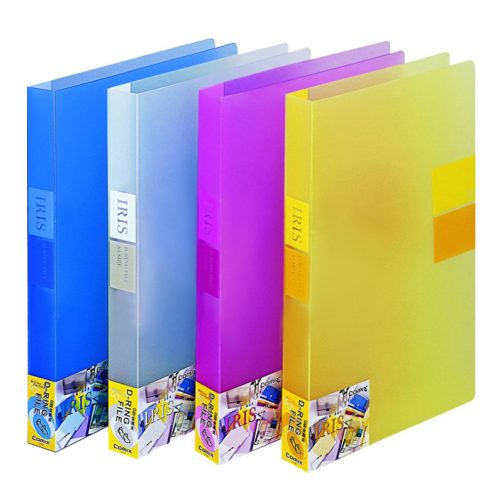 Fascikla RING BINDER sa 2 ringa 20mm TRANSPARENT PLAVA, Comix