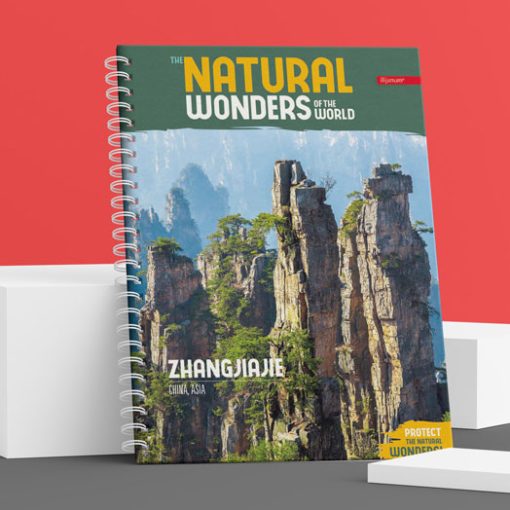 Sveska A5 NATURAL WONDERS SPIRALA 80L KARO Ilijanum - Image 4