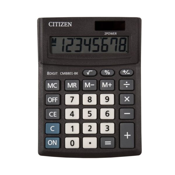 Stoni kalkulator Citizen CMB-801-BK, 8 cifara