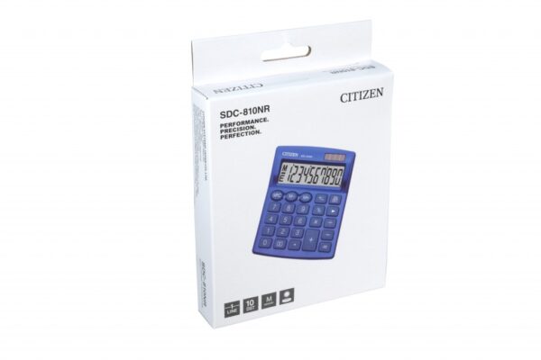 Stoni kalkulator CITIZEN SDC-810 color , 10 cifara plava