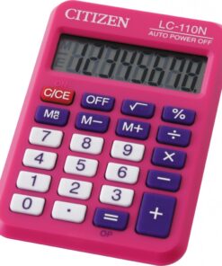 Kalkulator Citizen LC-110N, kolor, 8 cifara  roze