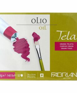Slikarski blok za uljane boje 24x32cm 10L 300g TELA OLIO, Fabriano