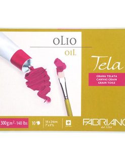 Slikarski blok za uljane boje 18x24cm 10L 300g TELA OLIO, Fabriano