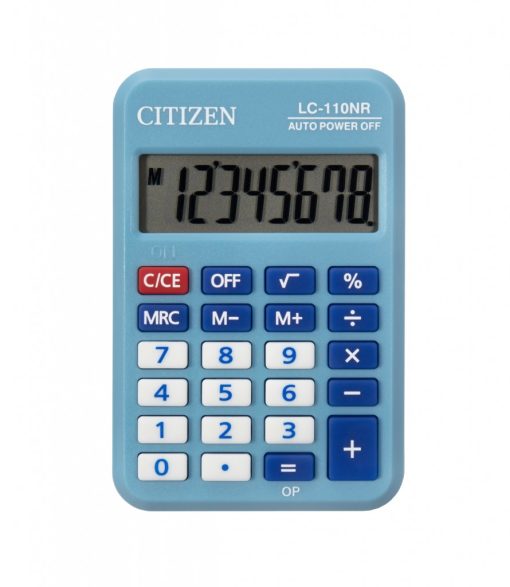 Kalkulator Citizen LC-110N, kolor, 8 cifara  plava