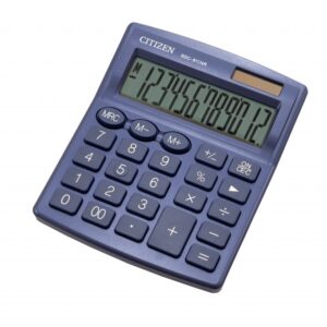 Stoni kalkulator CITIZEN SDC-812 color, 12 cifara plava