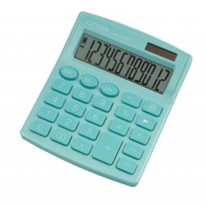 Stoni kalkulator CITIZEN SDC-812 color, 12 cifara zelena