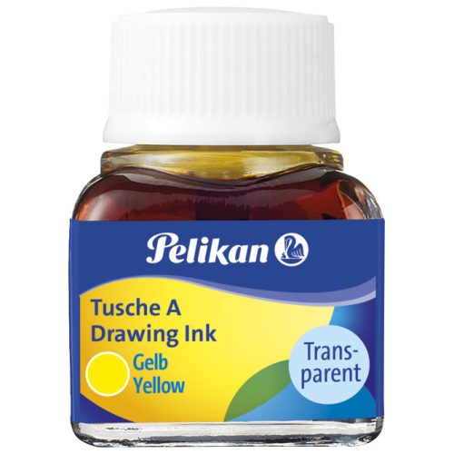 Tuš za crtanje 10ml A 523 5 201541 ŽUTI, Pelikan
