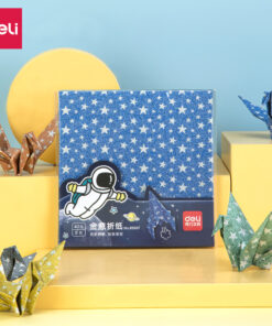 Origami glitter papir 40 lista 8 boja 150x150mm 83607, Deli