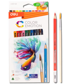 Drvene bojice Aquarel 1/12 Color Emotion EC00700, DELI