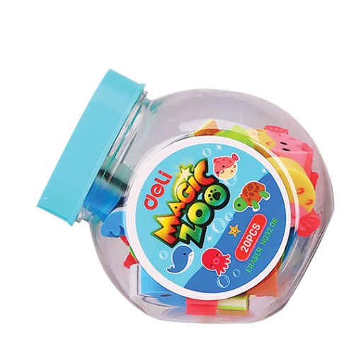 Gumice u teglici MINI MAGIC ZOO EH032 06, Deli