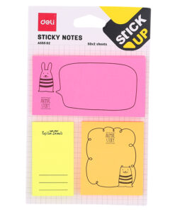 Sticky notes Neon set 50lista EA55502, Deli