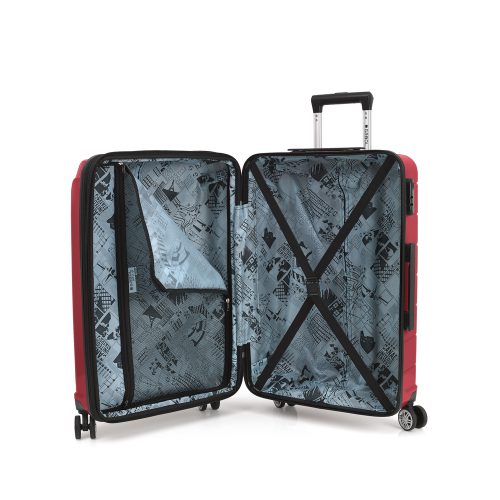 Kofer srednji PROŠIRIVI 43x66x27 cm  Polypropilen 72l-3,4 kg Midori crvena Gabol