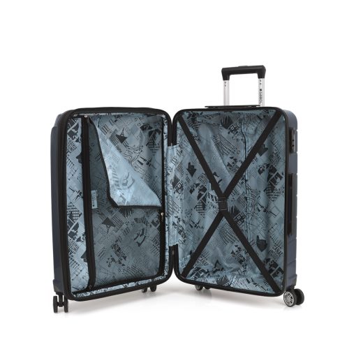 Kofer srednji PROŠIRIVI 43x66x27 cm  Polypropilen 72l-3,4 kg Midori tamno plava Gabol