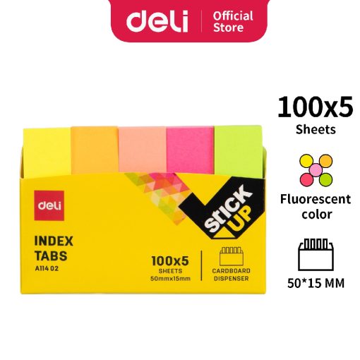 Page markeri za indeksiranje 50x15mm NEON EA11402, Deli
