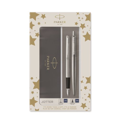 PARKER ROYAL JOTTER SS CT set NP+HO silver PK93258