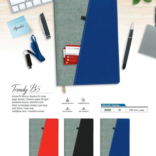 Rokovnik Notes B5 TRENDY