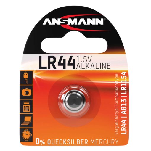 Baterije Alkalne dugmetaste LR44 / LR1154 / AG13 Ansmann