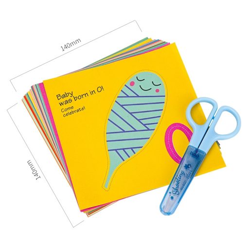 Dečji papir EDUCATION PAPERCUT za iskrajanje i učenje engleskog jezika 74802, Deli - Image 2