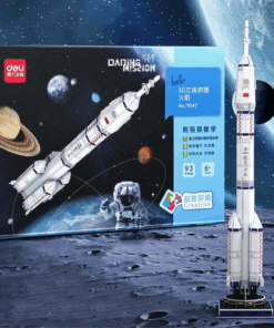Slagalica trodimenzionalna 3D Rocket 74547, Deli